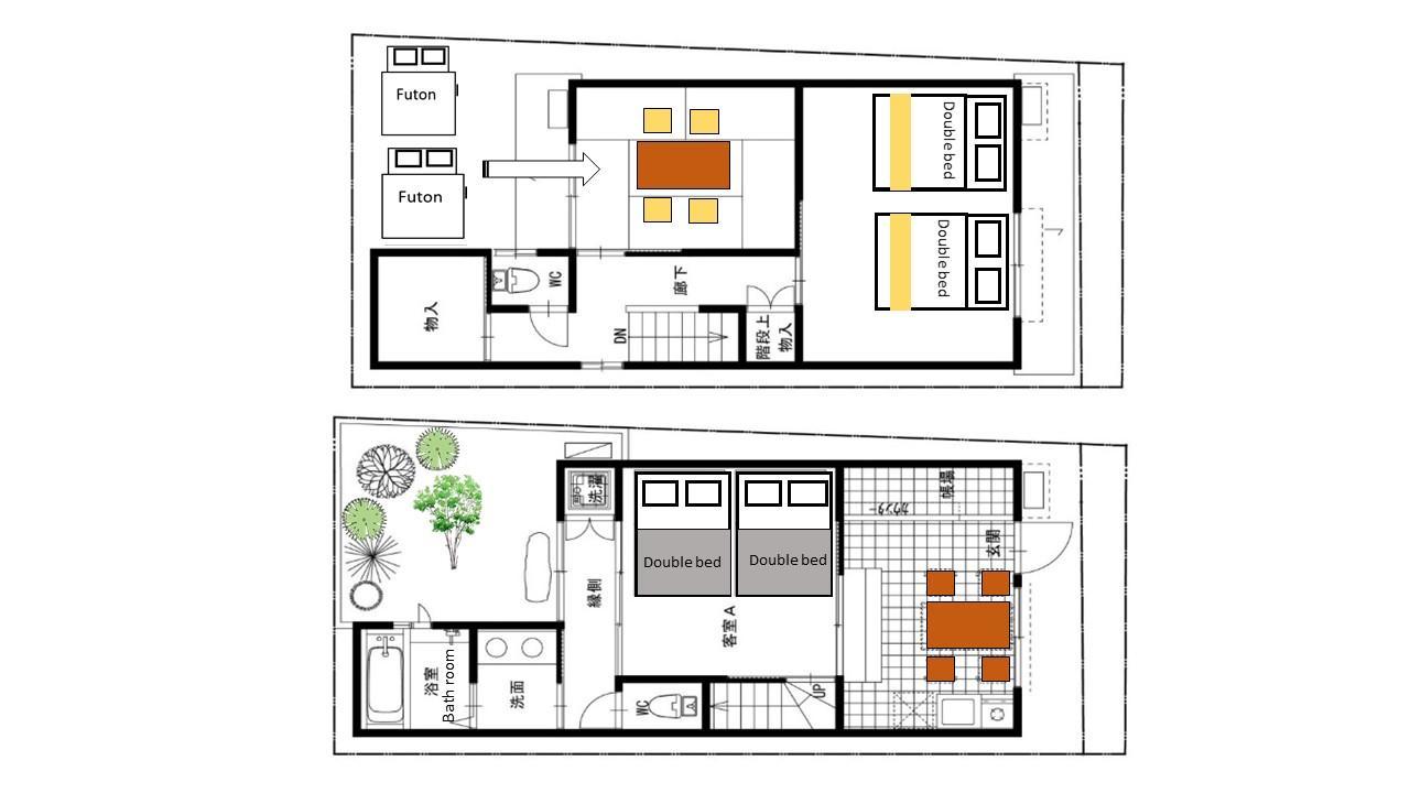 Kyo-Machiya Hatago Kujo Villa Kyoto Eksteriør bilde